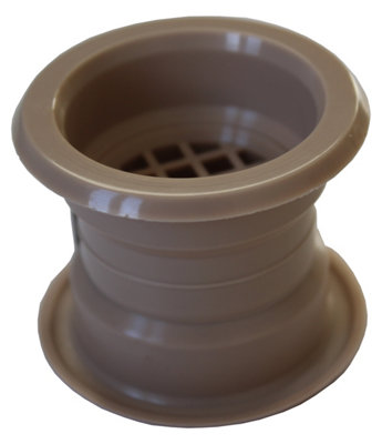 Przybysz Mini Circle Collar Air Vent Grille Door Ventilation Cover Birch Color 4Pcs from B&Q