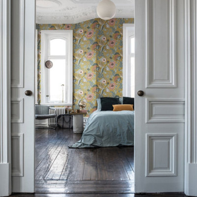 Galerie Wallpaper Apelviken 2 Mustard Wallpaper - 10m x 53cm - Image 5