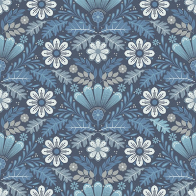 Galerie Sommarang 2 Wallpaper Blue S24123 - Image 3