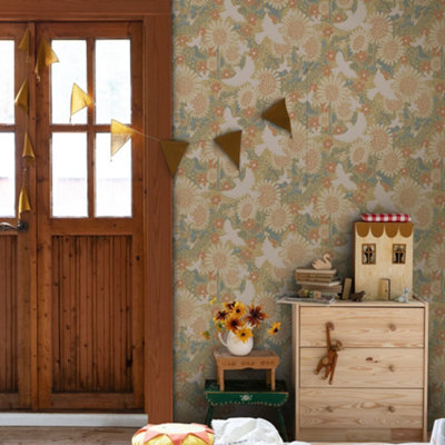 Galerie Yellow Bird Wallpaper S63008 - Image 3