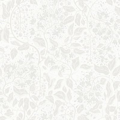 B&Q -  Fagring Floral Beige Wallpaper