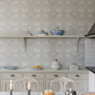 Galerie Hidden Treasures Cream African Marigold Wallpaper Roll from B&Q