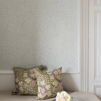 Galerie Hidden Treasures Cream Oak Tree Leaf Wallpaper Roll from B&Q
