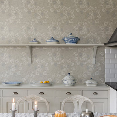 Galerie Hidden Treasures Beige Leafy Grape Vine Wallpaper Roll from B&Q