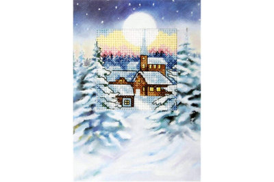 B&Q -  Counted Cross Stitch Kit: Greetings Card: Silent Night