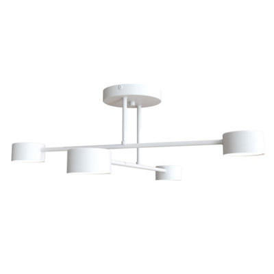 Emibig Lighting Emibig Halo Ceiling Lamp 4 X Gx53 White