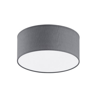 Luminosa Lighting Light/Grey Luminosa Ing Luminosa Rondo Cylindrical Ceiling 1Xe27 30Cm