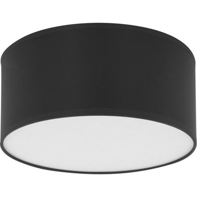 Luminosa Lighting Light/Black Luminosa Ing Luminosa Rondo Cylindrical Ceiling 1Xe27 30Cm