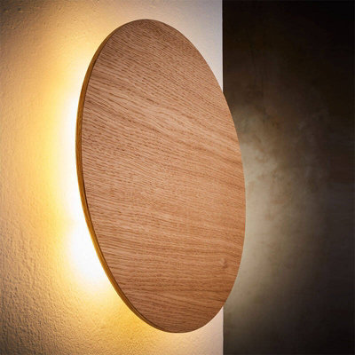 Edit Luna 4 Light Flush Wall Light Natural from B&Q