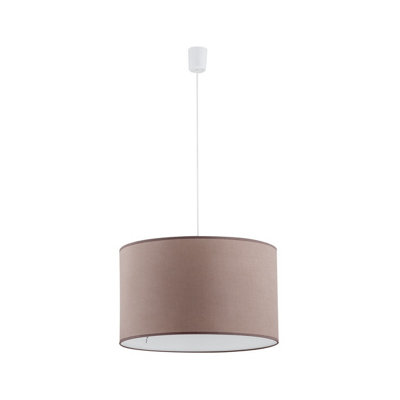 Luminosa Lighting Light Luminosa Ing Luminosa Rondo Cylindrical Pendant Ceiling Cappuccino 1Xe27 30Cm