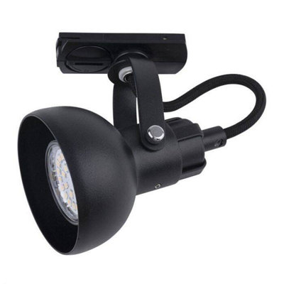 Selected By Us Academy 1 Circuit Track Light Black from B&Q