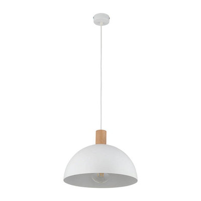 Edit Oslo Ceiling Pendant Light White from B&Q