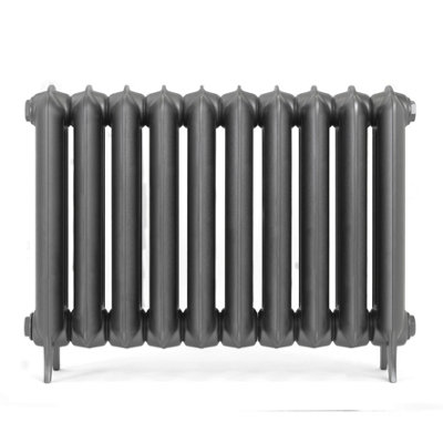 Terma Plain Raw Metal 2 Column Radiator(W)852mm X (H)620mm from B&Q