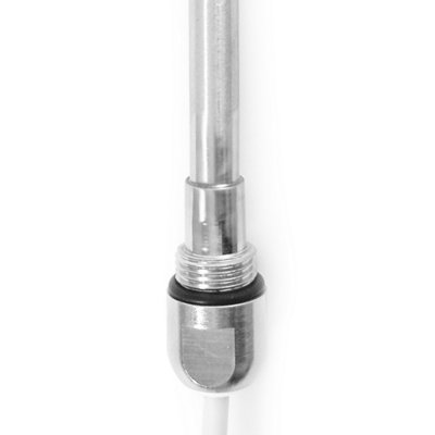Terma Grey Sim 400W Heating Element With Thermostatic Radiator Valve Body
