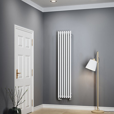 Terma Rolo Room Wgror180037 K916Uc01 White Horizontal Or Vertical Designer 2734Btu Radiator(W)370mm X (H)1800mm from B&Q