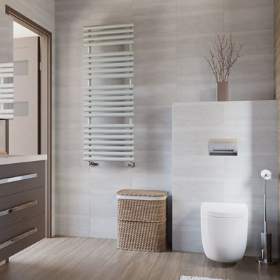 Terma Salt And Pepper Rolo Salt & Pepper Electric & Gas Towel Warmer (W)520Mm X (H)1360Mm