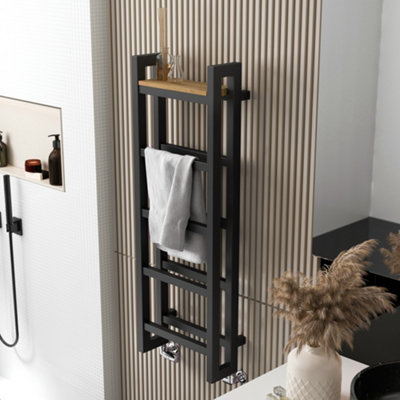 Terma Stand Heated Towel Rail - Modern Grey 1150 X 400Mm 5901804789991 - Image 5