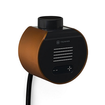 Terma Heating Element Veo Wi-Fi Element ControllerTrue Copper ClamshellBlack Fascia (Supplied With Uk Plug Pre Fitted) from B&Q