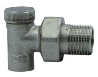 Goshe Angled Shutoff Valve 15mm X G1/2 Inch Male Bsp Soldered Radiator Heater from B&Q