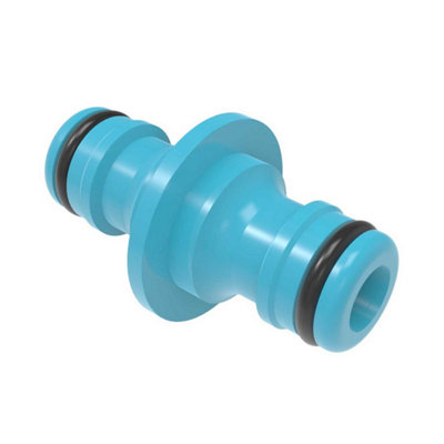 Cellfast 2 Way 1/2Inch Male Garden Hose Connector Quick Fix Coupler from B&Q