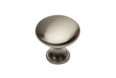 GTV TerniCabinet Door KnobInox (Brushed Steel) from B&Q