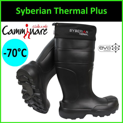 Wellington Boots Wellies -70C Thermal Lightweight Eva Camminare Syberian Black (Size Uk 11.5/eu 47) from B&Q