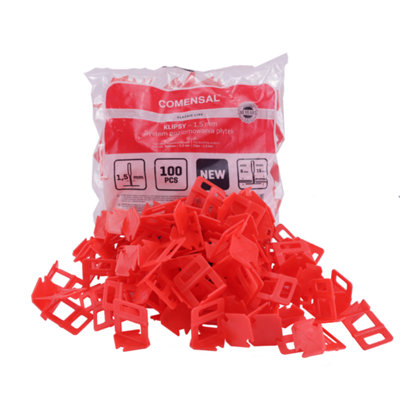 Comensal Tile Levelling Clips 1.5mmPack Of 200 from B&Q