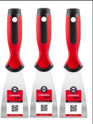 Comensal Professional Putty Scrapers 60mmPack Of 3 from B&Q