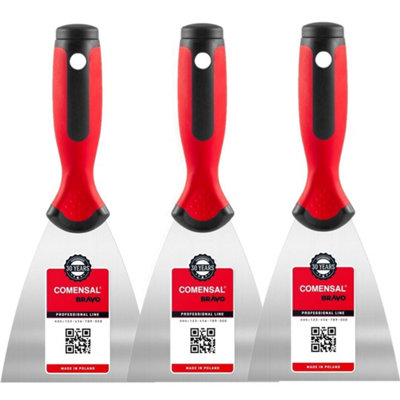 Comensal Professional Putty ScrapersPack Of 3 (80mm) from B&Q