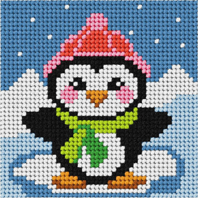 Orchidea Needlepoint Kit: My First Embroidery: Mini: Penguin - Image 4