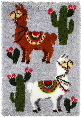 Latch Hook Rug Kit Llama - Image 3