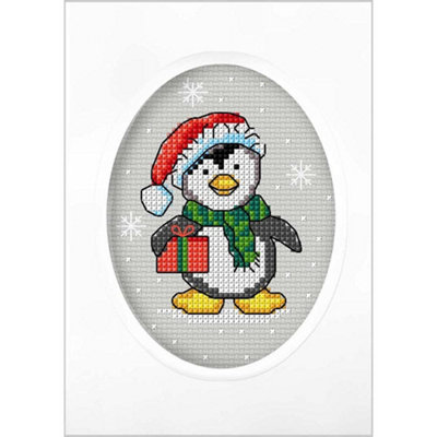 B&Q -  G/card PenguinCounted Cross Stitch Kit: Greetings Card: PenguinOrchidea
