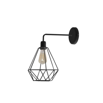 Luminosa Lighting Luminosa Karo Wall Lamp 35Cm Black