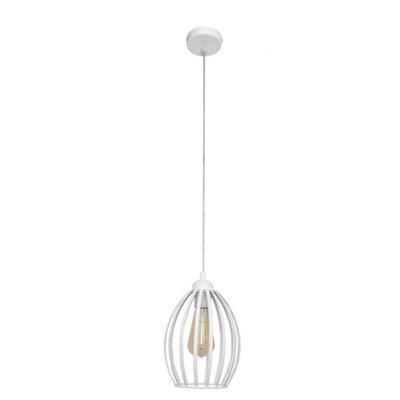 Netlighting Unisex White Dali Wire Frame Pendant Ceiling Light 18Cm - Image 3
