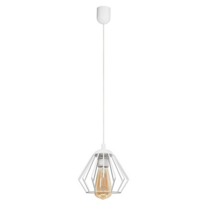 Luminosa Ing Luminosa Agat Wire Frame Pendant Ceiling 18Cm Light/White