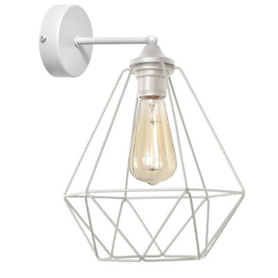 Luminosa Lighting Luminosa Karo Wall Lamp White 25Cm from B&Q