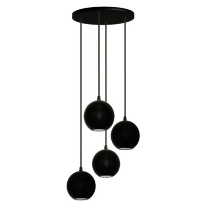 Luminosa Ing Luminosa Midway Cluster Pendant Ceiling 30Cm Light/Black
