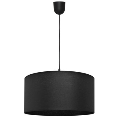 Luminosa Ing Luminosa Alba Cylindrical Pendant Ceiling 40Cm Light/Black