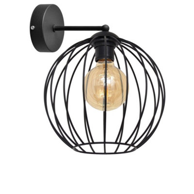 Luminosa Lighting Luminosa Mercure Wall Lamp Black 26Cm from B&Q