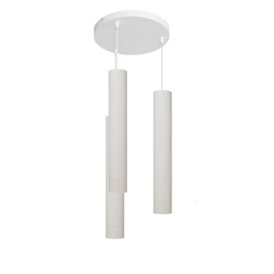 Luminosa Ing Luminosa Tuba Cluster Pendant Ceiling 30Cm Light/White