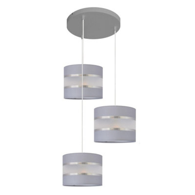 Luminosa Lighting Luminosa Helen Spotlight Clusters GreySilver 35Cm from B&Q