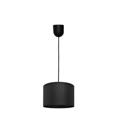 Luminosa Ing Luminosa Alba Cylindrical Pendant Ceiling 40Cm Light/Black