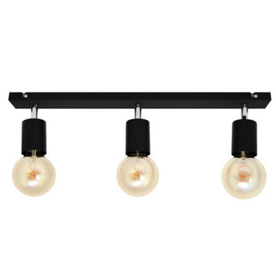 B&Q -  Luminosa Tune Spotlight Bar Black 60Cm