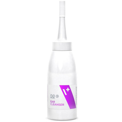 B&Q -  Ear Cleaner Dogs And Cats 75Ml Ear Drops Stop Wax Buildup Soothes Irritation Prevents Infection Vet Recommended