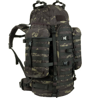 B&Q -  Wildcat 65L Rucksack Multicam Black
