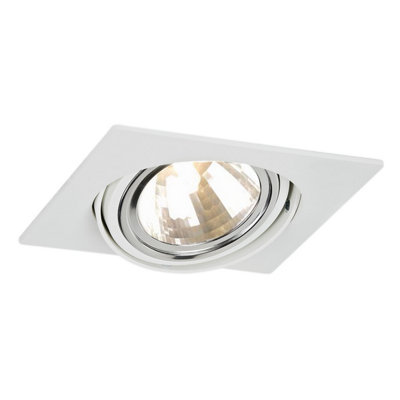 B&Q -  Luminosa Olimp G9 Single Recessed Downlight White Structure