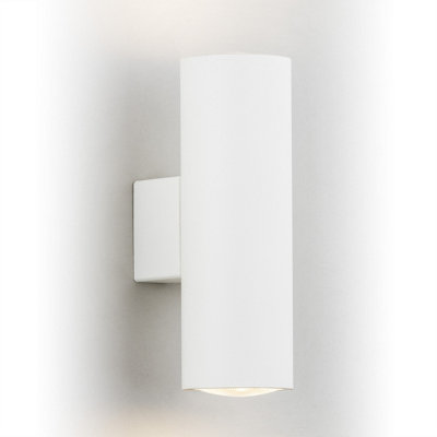 B&Q -  Luminosa Mitos Up & Down Wall Lamp White Structure