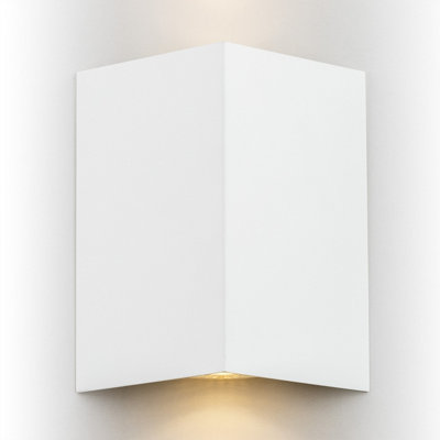 B&Q -  Luminosa Skiatos Up & Down Wall Lamp White Structure