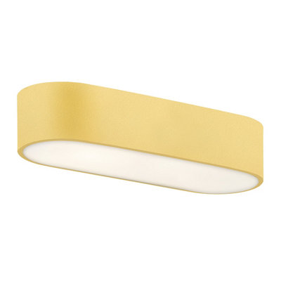 B&Q -  Luminosa Toni Surface Mounted Downlight MilkyGold Structure 50Cm