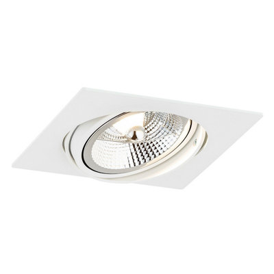 B&Q -  Luminosa Olimp Plus Gu10 Single Recessed Downlight White Structure